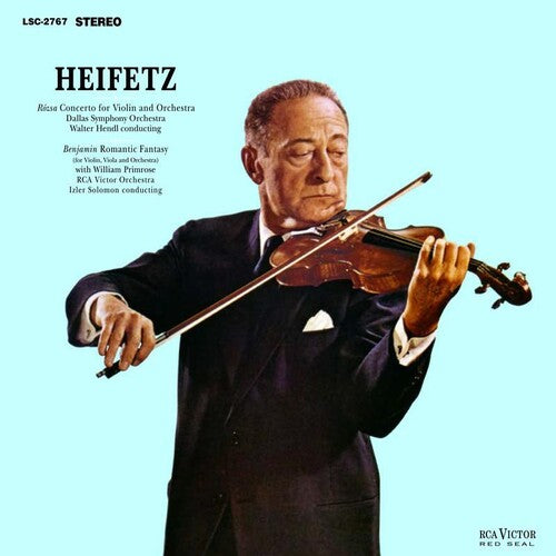 Heifetz – Rozsa: Concerto For Violin And Orchestra / Benjamin: Romantic Fantasy