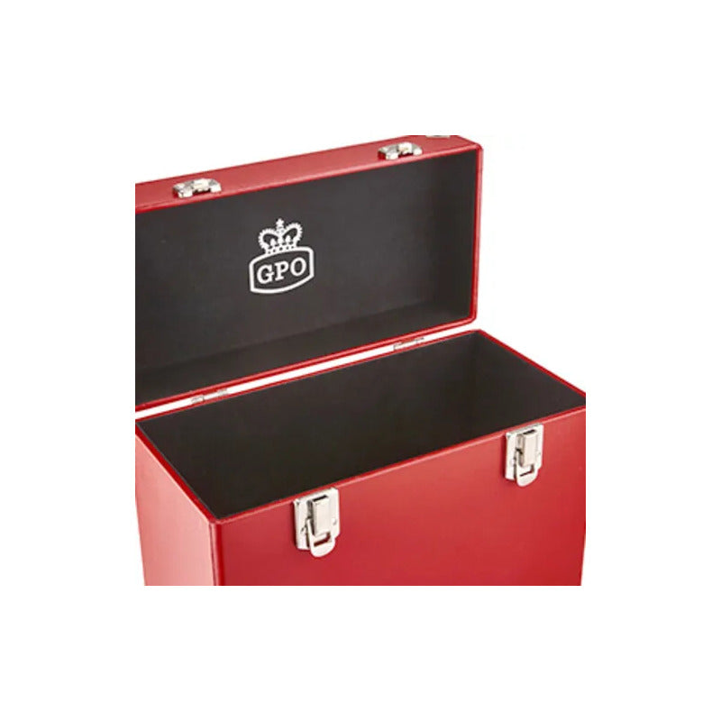 Valija Gpo Para Discos De Vinilo Color Rojo