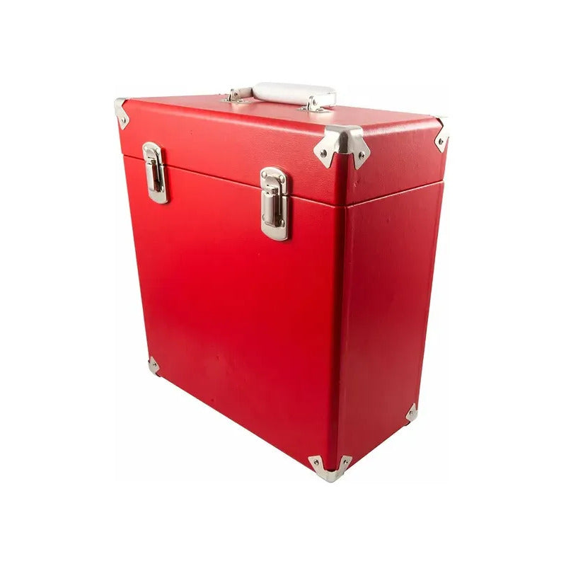 Valija Gpo Para Discos De Vinilo Color Rojo