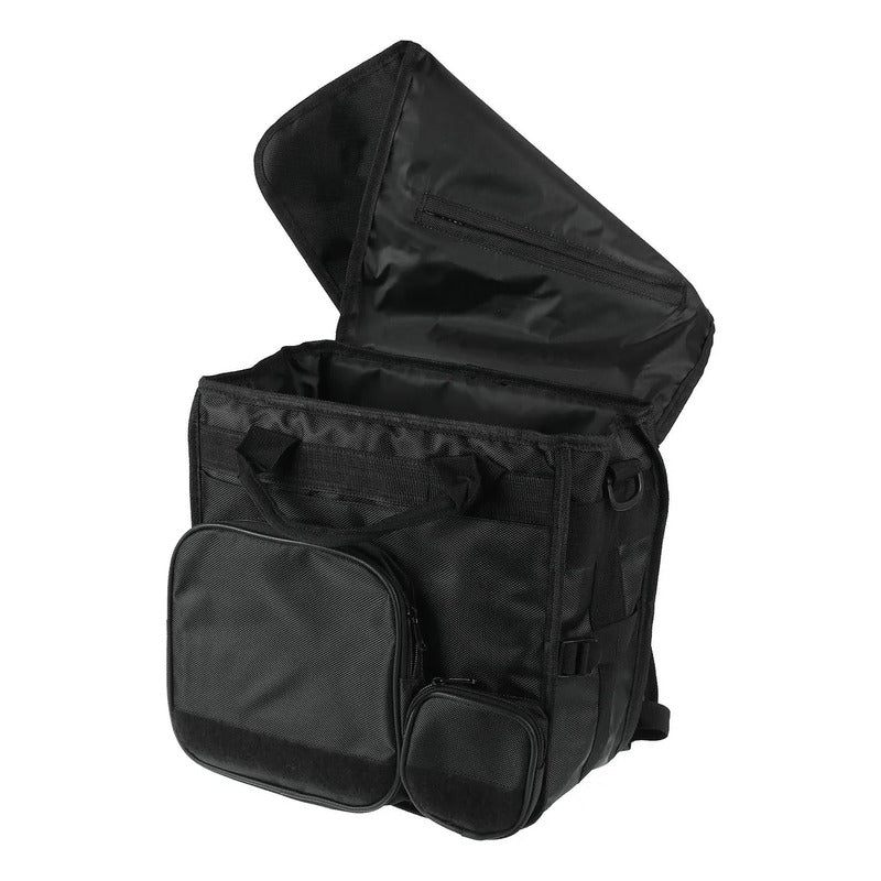 Bolso Mochila Virgin Records Negro