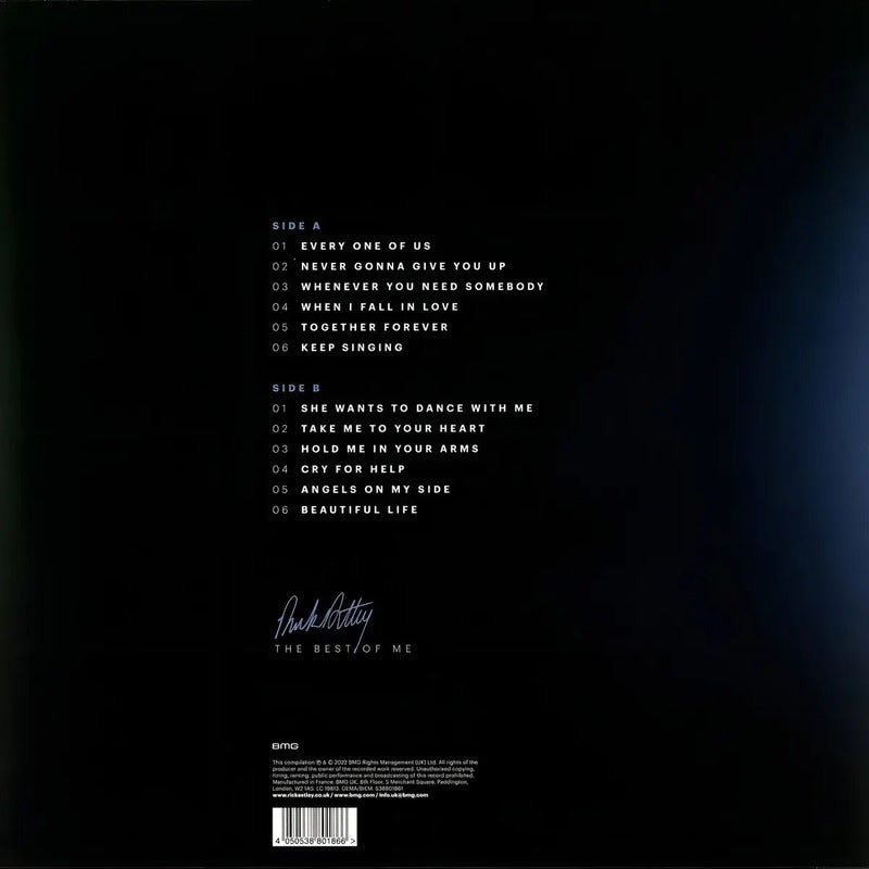 Rick Astley The Best Of Me Vinilo Nuevo Importado