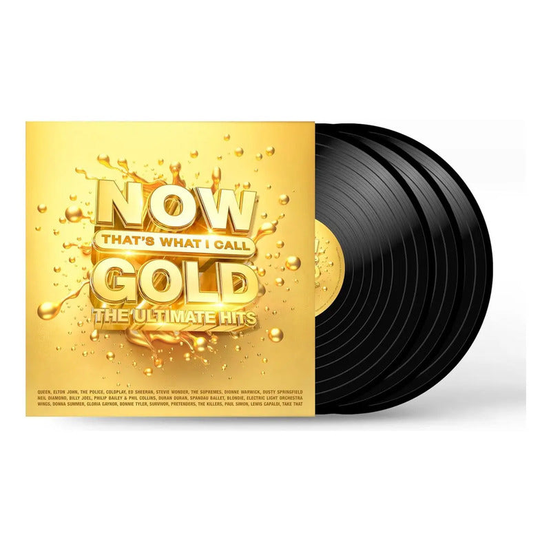 - Now Gold Ultimate Hits - Vinilo Versión Edición Limitada 2025 En Sobre Cartón Producido Por Sony Music