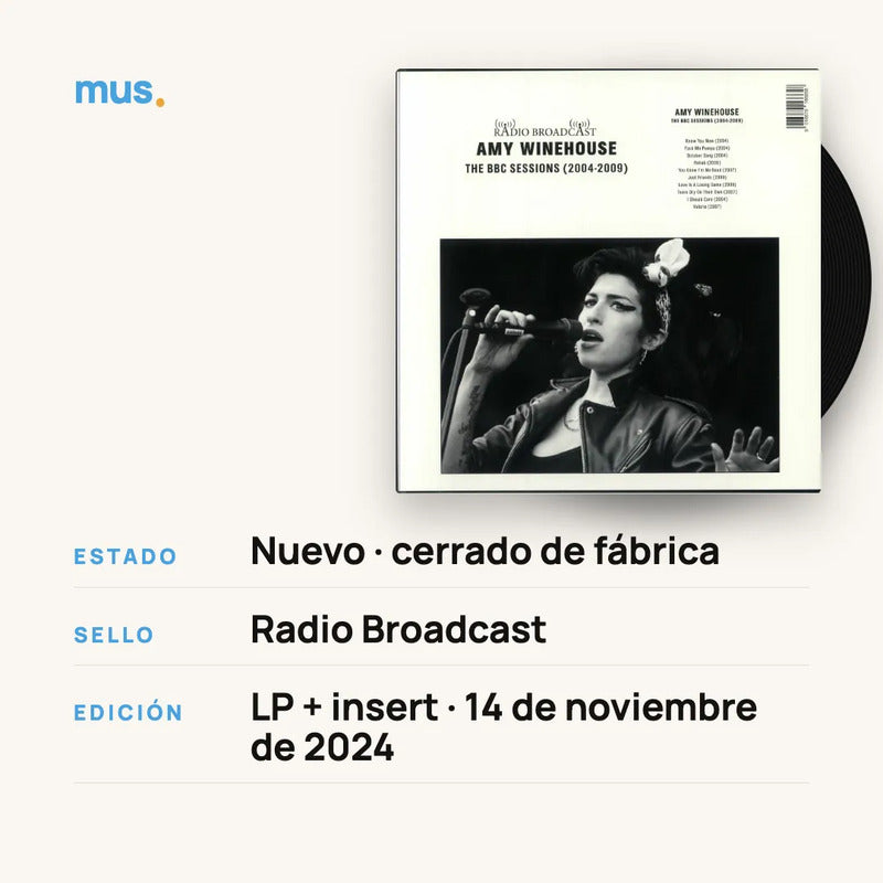 Amy Winehouse - The Bbc Sessions (2004-2009) - Vinilo Mus Edición Limitada