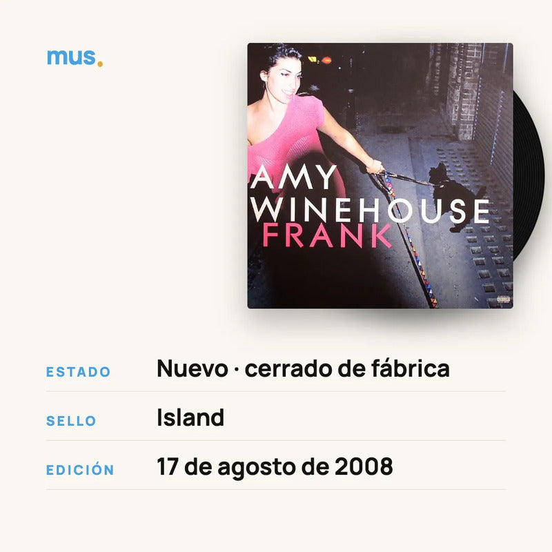 Amy Winehouse - Frank - Vinilo Mus Estándar