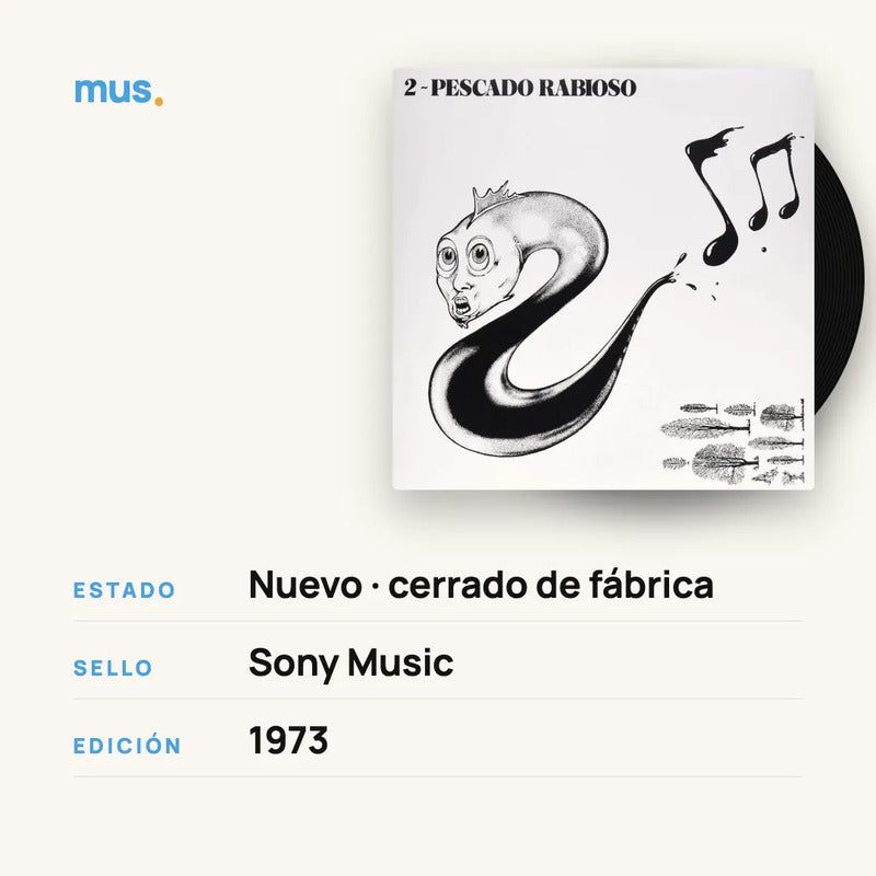Pescado Rabioso - Pescado 2 - 2 Lp - Vinilo Mus