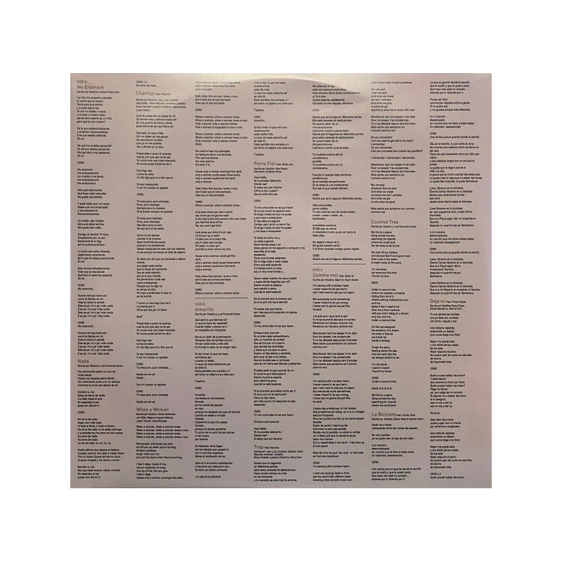 Disco Vinyl Shakira-el Dorado (2 X Gold Vinyl) Versión Del Álbum Estándar