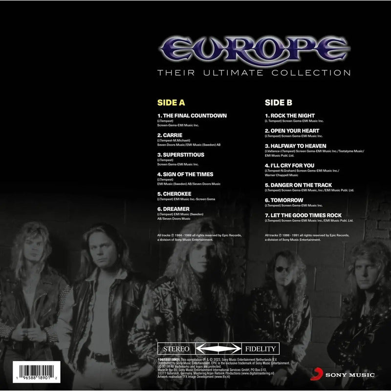 Europe Their Ultimate Collection / Vinilo - Mus Estándar