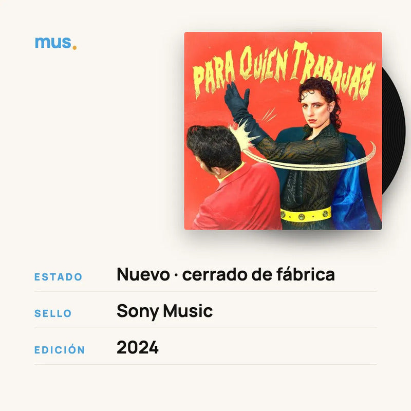 Marilina Bertoldi - Para Quién Trabajás - Vinilo Mus Estándar