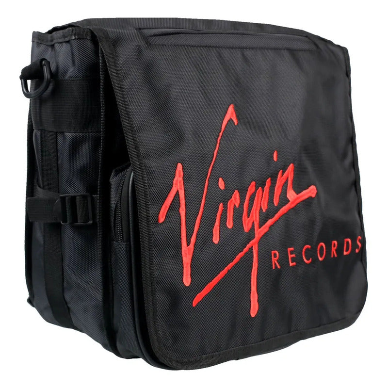 Bolso Mochila Virgin Records Negro