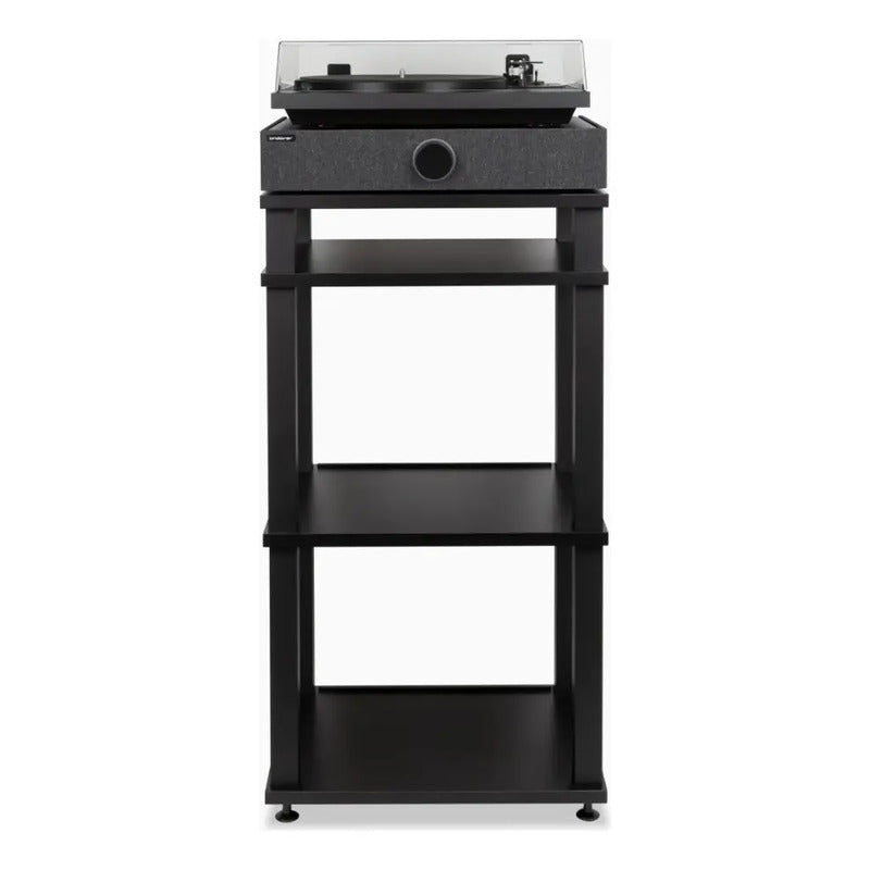 Sistema De Audio Hifi Con Rack Spintrio Mus Negro