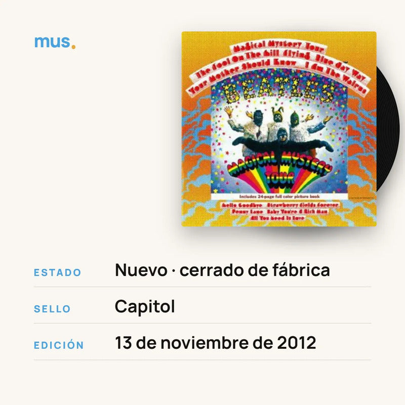 The Beatles - Magical Mystery Tour - Vinilo Mus Remasterizado