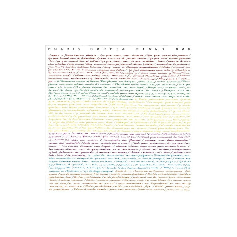 Charly Garcia - Pianobar (edicion Limitada Color) Vinilo Mus Edición Limitada
