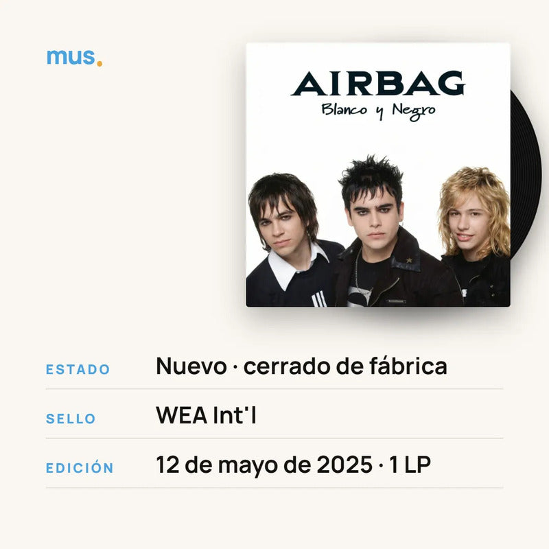 Airbag – Blanco Y Negro