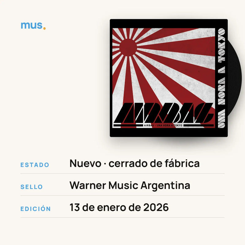 Airbag - Una Hora A Tokio - Vinilo Mus Estándar