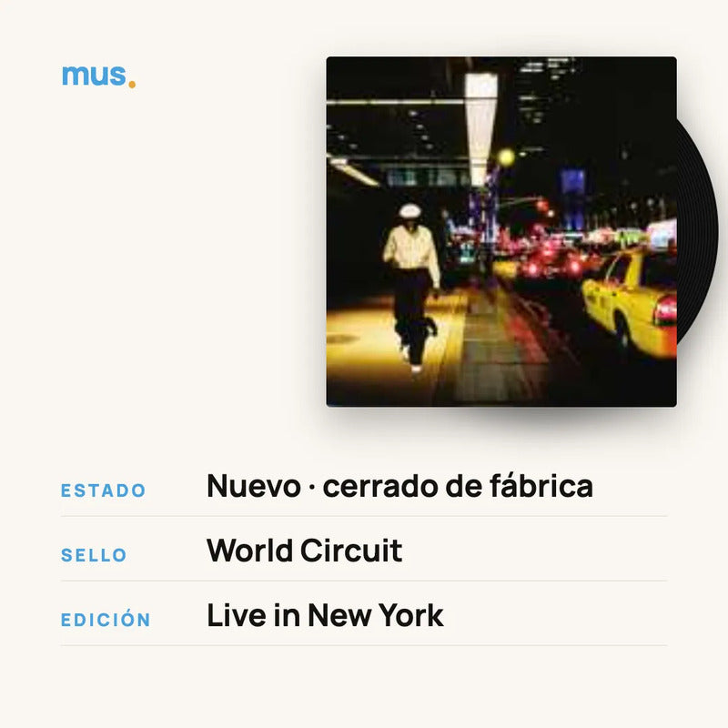 Buena Vista Social Club At Carnegie Hall  2 Lp - Vinilos Mus Edición Limitada