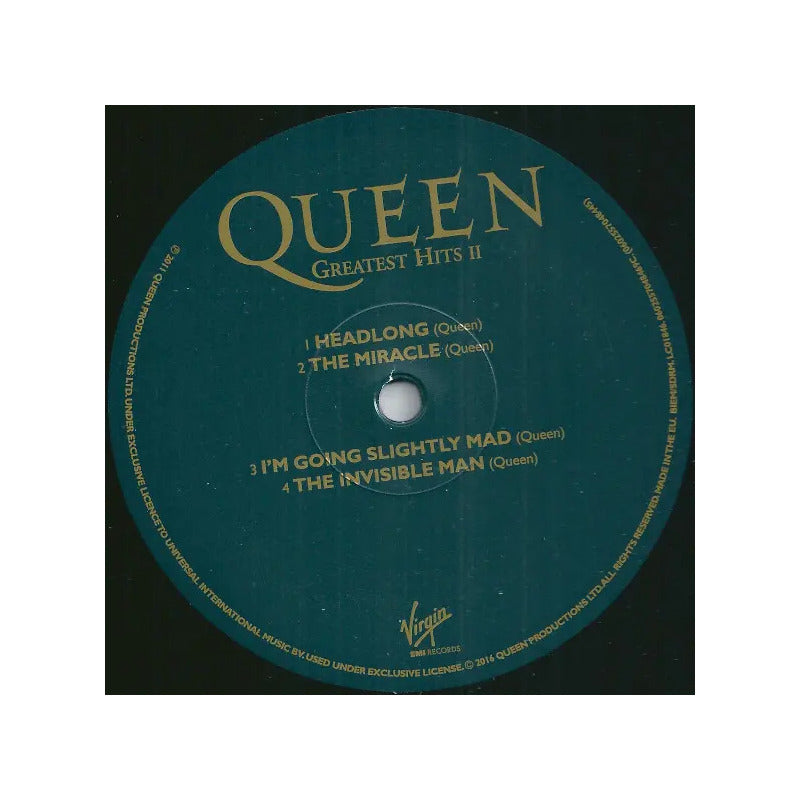 Queen Greatest Hits Ii Vinilo Doble 2 Lp Import Stock Estándar