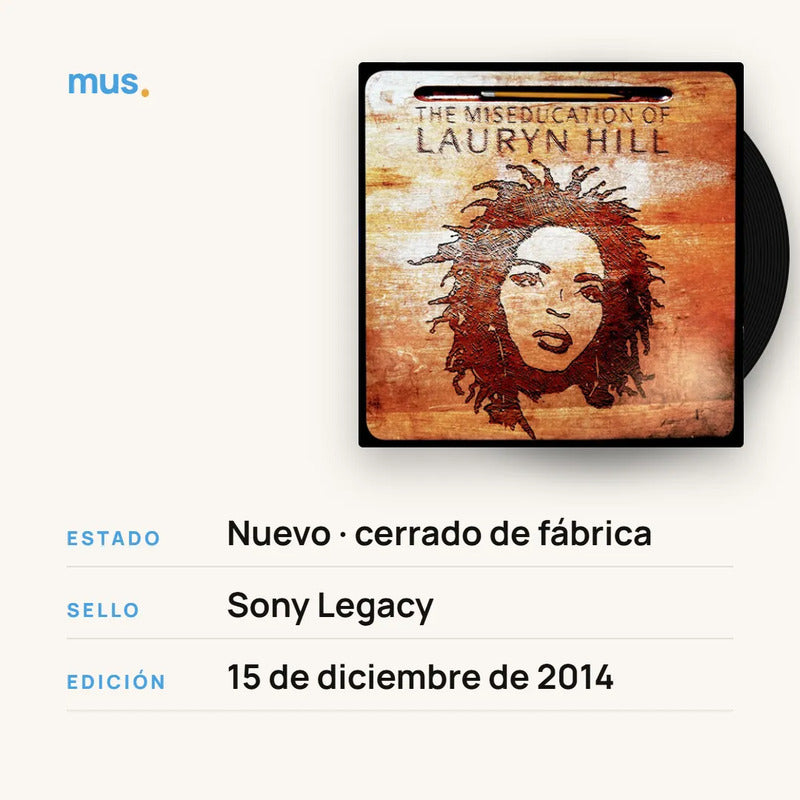 Lauryn Hill - Miseducation Of Lauryn Hill - Vinilos Mus Estándar