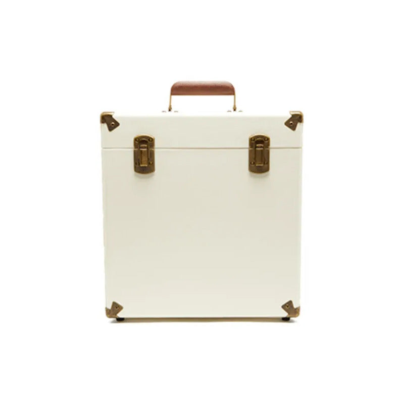 Valija Gpo Para Discos De Vinilo Color Crema