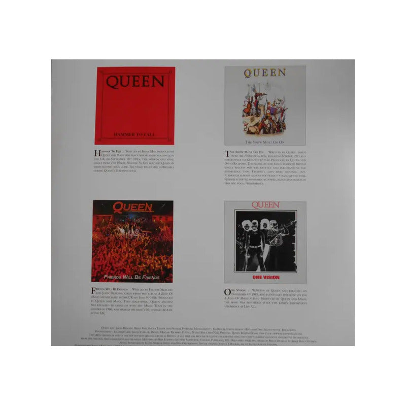Queen Greatest Hits Ii Vinilo Doble 2 Lp Import Stock Estándar