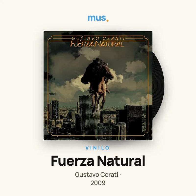 Gustavo Cerati - Fuerza Natural - 2 Lp - Vinilo Mus