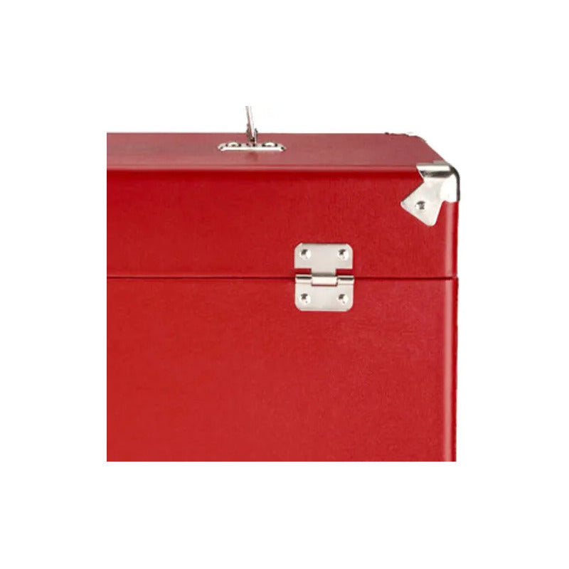 Valija Gpo Para Discos De Vinilo Color Rojo