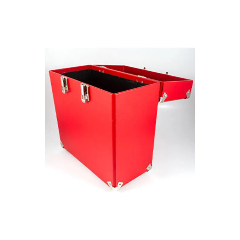 Valija Gpo Para Discos De Vinilo Color Rojo