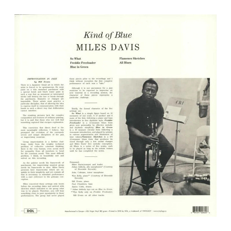 Miles Davis – Kind Of Blue (vinilo Color Azul)