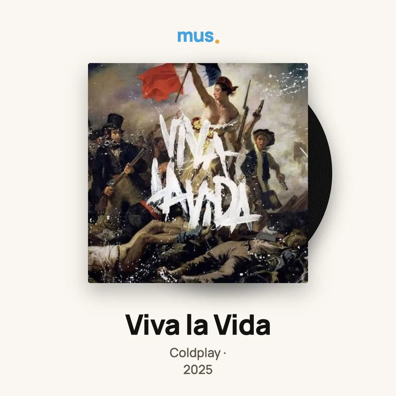 Coldplay - Viva La Vida Or Death - All Friends Vinilo Mus Estándar
