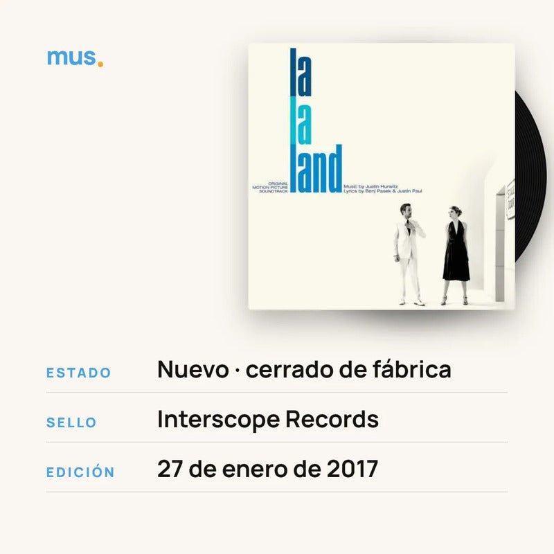 La La Land - Various Artists - Vinilo Mus Estándar