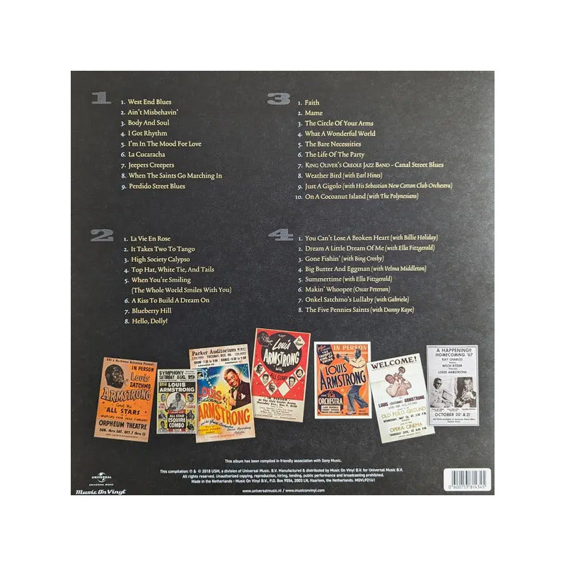 Louis Armstrong Collected Vinilo Doble 2 Lp En Stock