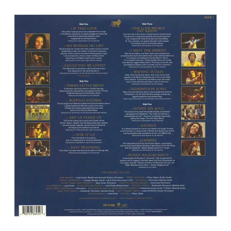 Bob Marley & The Wailers Legend 35th Vinilo Mus Estándar