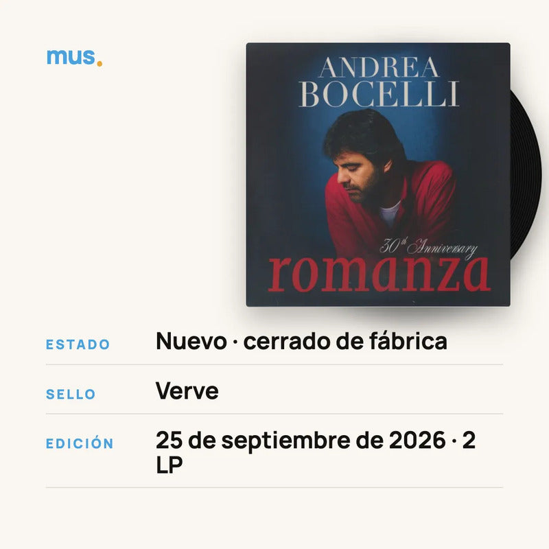 Andrea Bocelli – Romanza