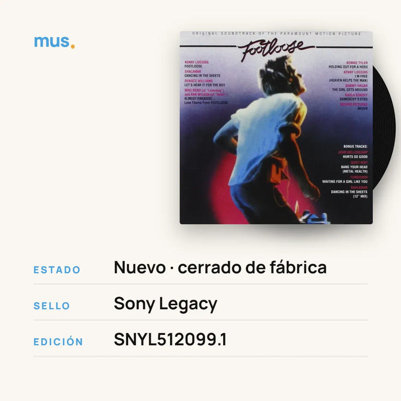 Footloose / O.s.t. -  Footloose - Vinilo Mus Estándar