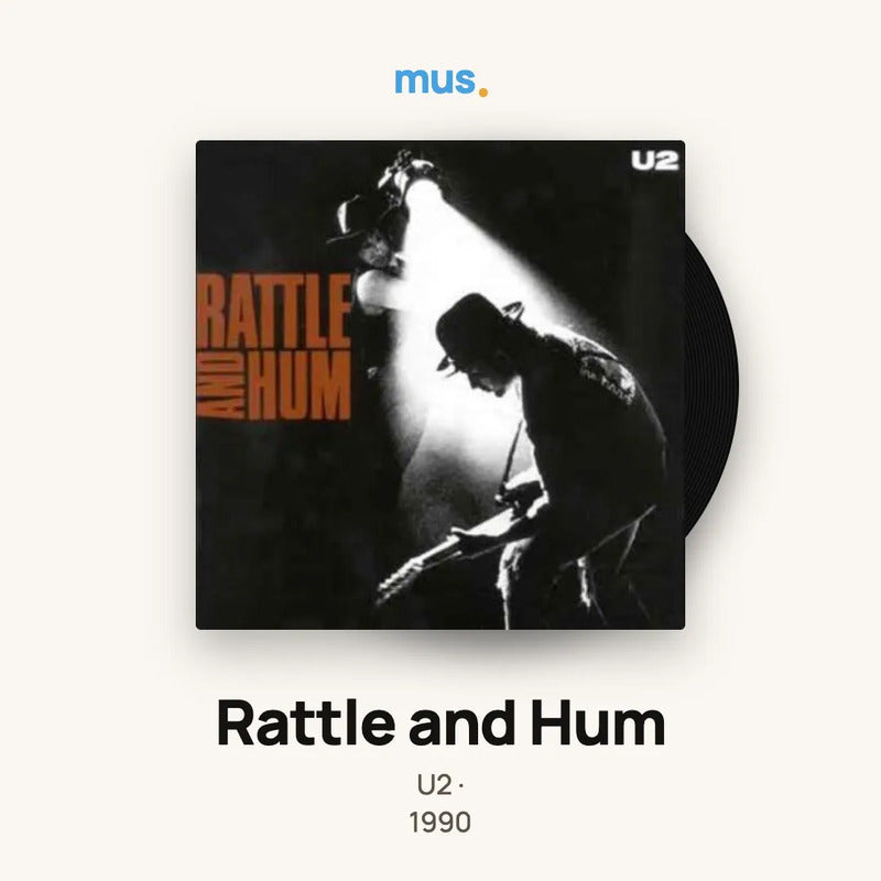 U2 - Rattle And Hum - 2 Lp - Vinilo Mus Estándar