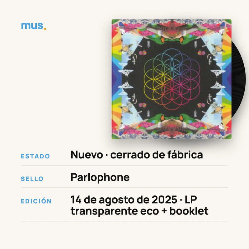 Coldplay – A Head Full Of Dreams (clear Vinyl)
