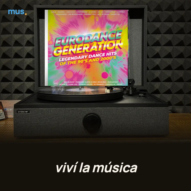 Eurodance Generation - Hits 90s Y 2000s - 2 Lp - Vinilo Mus Edición Limitada