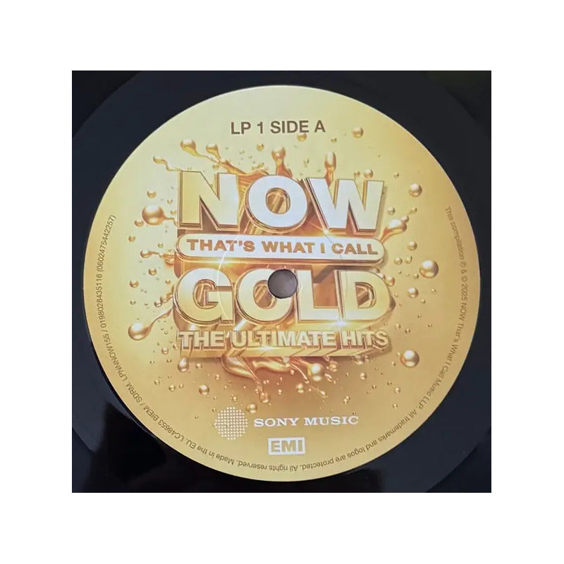 - Now Gold Ultimate Hits - Vinilo Versión Edición Limitada 2025 En Sobre Cartón Producido Por Sony Music