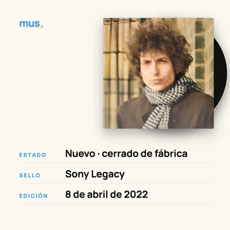 Bob Dylan - Blonde On Blonde - Vinilo Doble
