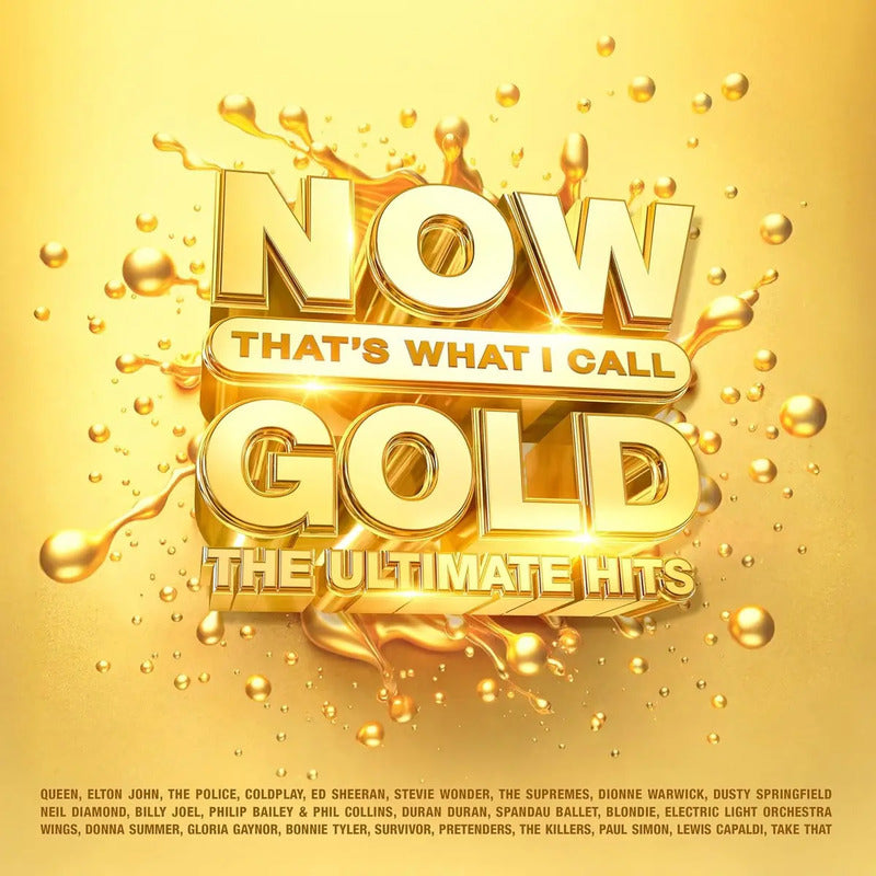 - Now Gold Ultimate Hits - Vinilo Versión Edición Limitada 2025 En Sobre Cartón Producido Por Sony Music