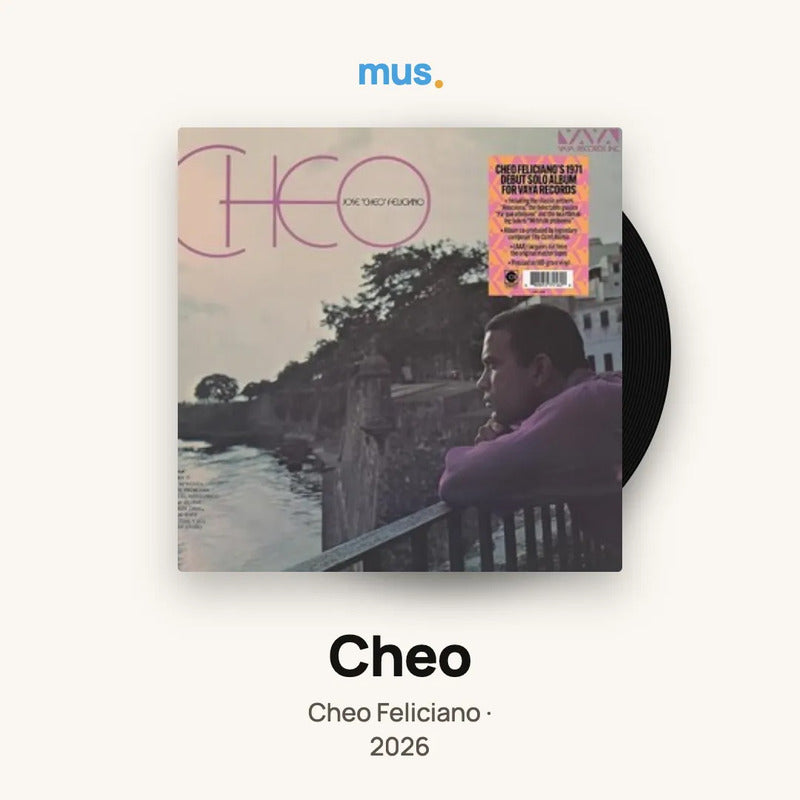 Cheo Feliciano - Cheo - Vinilo Mus Estándar