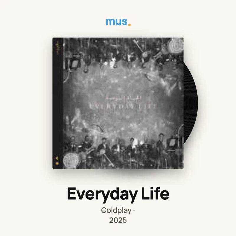 Coldplay - Everyday Life (clear Ecorecord 2lp) - Vinilo Mus Edición Limitada