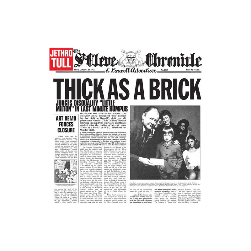 Jethro Tull - Thick As A Brick - Vinilo Mus Edición Limitada