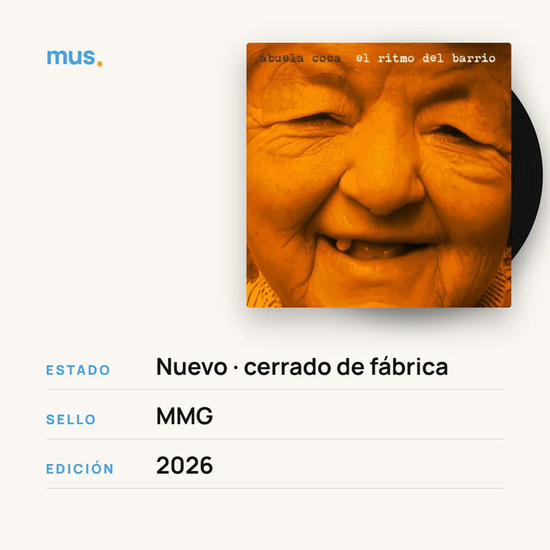 Abuela Coca - El Ritmo Del Barrio - Vinilo Mus Estándar