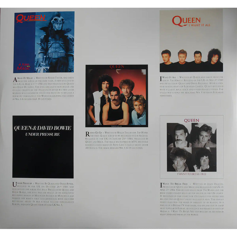 Queen Greatest Hits Ii Vinilo Doble 2 Lp Import Stock Estándar