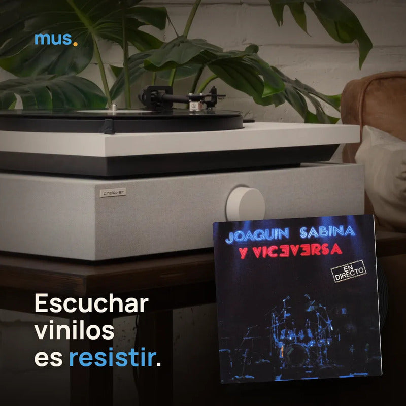 Joaquín Sabina - Y Viceversa En Directo - 2 Lp - Vinilo Mus Estándar