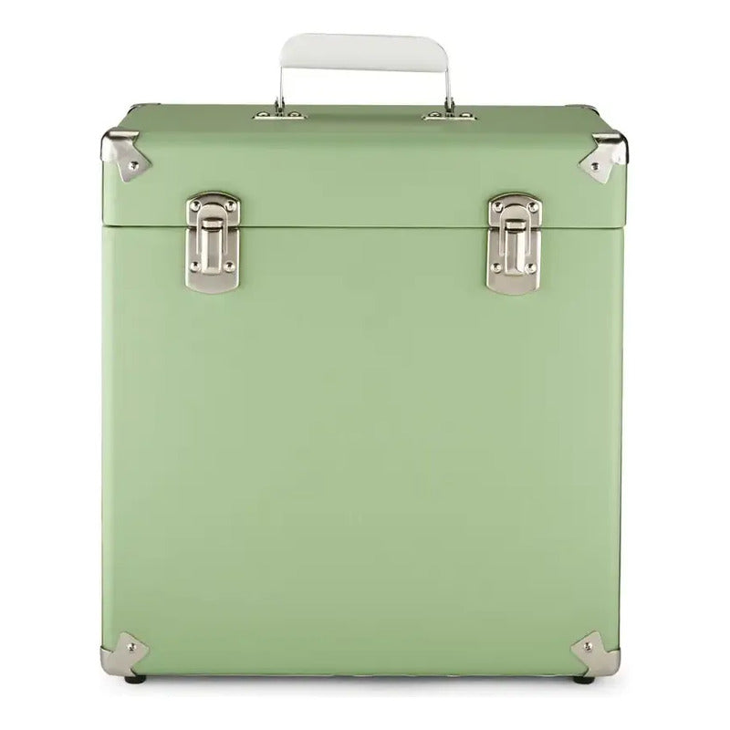 Gpo Retro Swb18gre 12  Vinyl Record Case 35 Count Capacity Verde