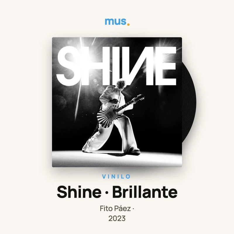 Fito Páez - Shine - Lp - Vinilo Mus Estándar