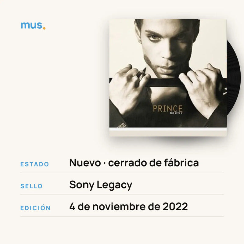 Prince - The Hits 2 - 2 Lp - Vinilo Mus Estándar