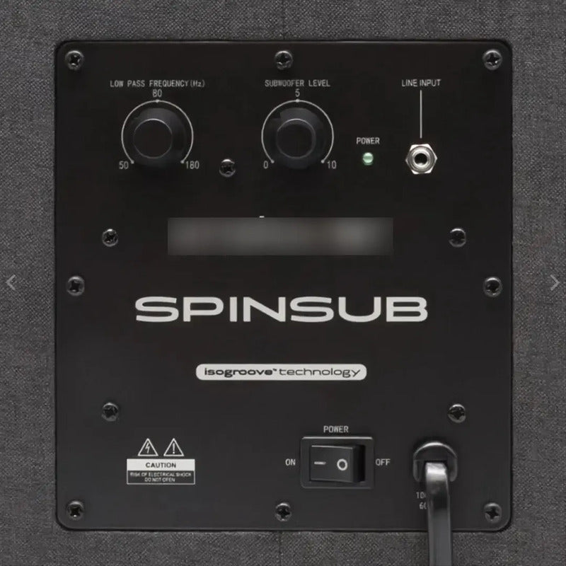 Sistema De Audio Hifi Con Rack Y Subwoofer - Spinquartet Mus Negro